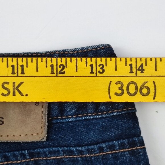 Women's Blue Flared Jeans - Picture 12 of 16